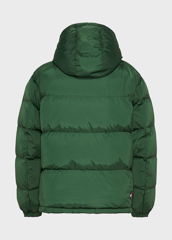 Зеленый зимний Пуховик Tommy Jeans