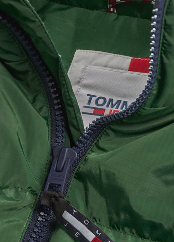 Зеленый зимний Пуховик Tommy Jeans