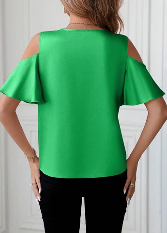 Зелёная блуза SHEIN