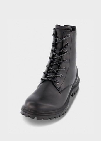 Черные кэжуал зимние ботинки Ecco