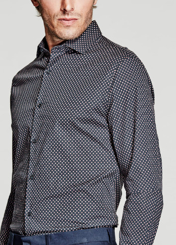 Горчичная кэжуал рубашка в горошек Guess by Marciano
