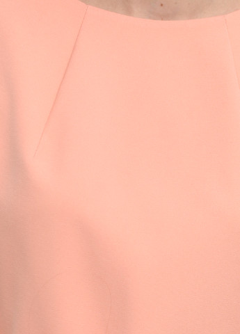 Персиковое кэжуал платье Ruta-S однотонное