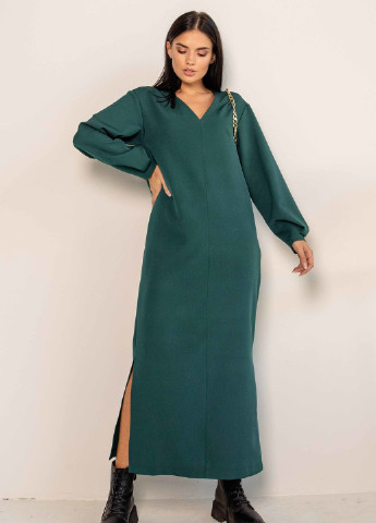 Зелена кежуал сукня Ри Мари однотонна