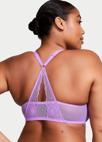 Бузковий демісезонний комплект (бюстгальтер, трусики) Victoria's Secret