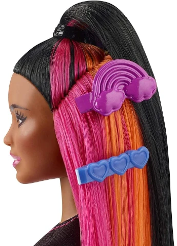 Лялька Barbie Rainbow Sparkle Hair Doll Райдужне сяйво волосся Брюнетка (FXN97) Mattel (255664960)