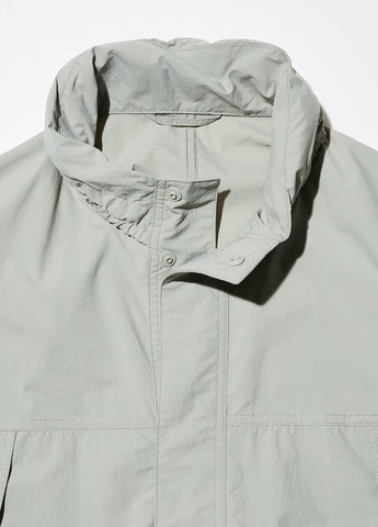 Сіре демісезонне Пальто однобортне Uniqlo