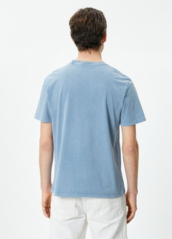 Голубая футболка KOTON