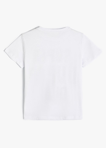 Белая летняя футболка KOTON