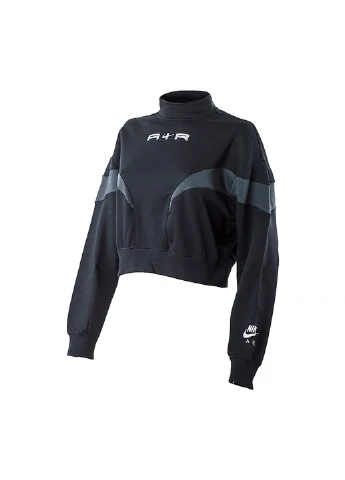 Футболка W NSW AIR FLC MOCK LS TOP Nike - (253946715)