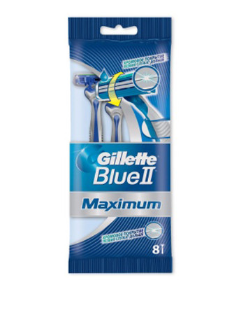 Бритвенный станок Blue 2 Max (8 шт.) Gillette (138200707)