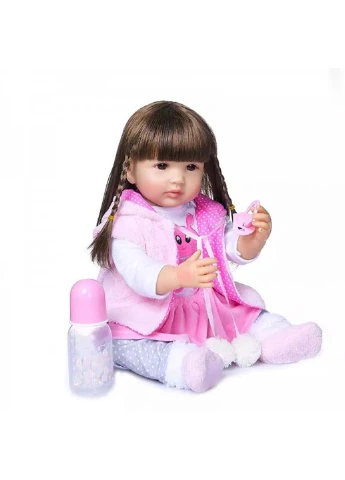 Лялька Reborn Doll девочка Милана 55 см (253710717)
