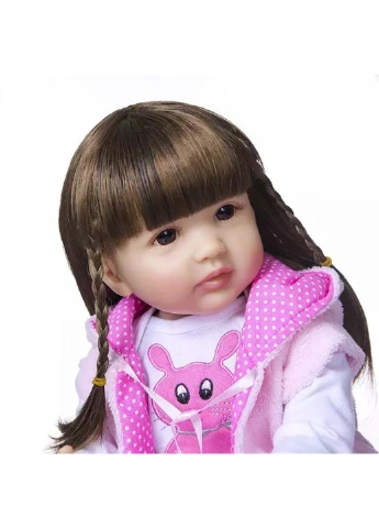 Лялька Reborn Doll девочка Милана 55 см (253710717)