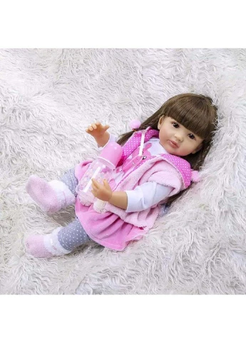 Лялька Reborn Doll девочка Милана 55 см (253710717)