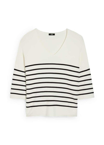 Чорно-білий демісезонний пуловер пуловер C&A