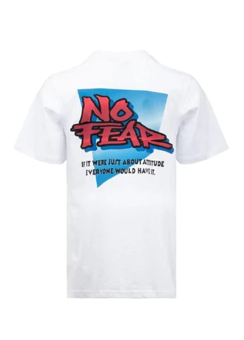 Белая футболка No Fear