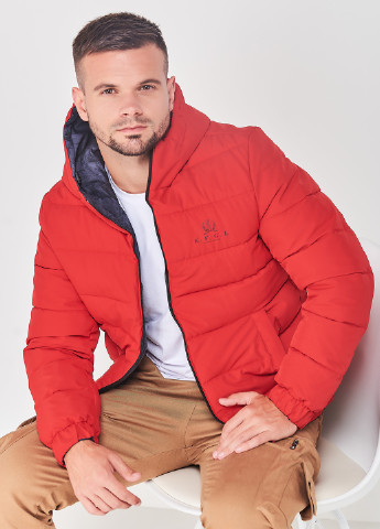 Красная зимняя куртка K.F.G.L.