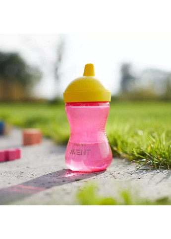 Поильник-непроливайка з твердим носиком Рожева 300 мл Philips Avent (252248437)