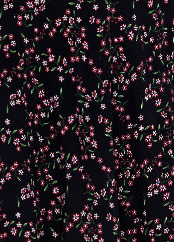 Черная кэжуал цветочной расцветки юбка & Other Stories а-силуэта (трапеция)