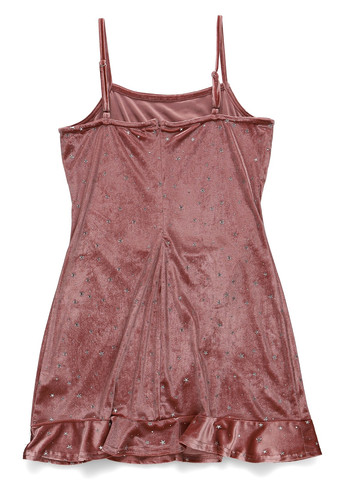 Розово-коричневое коктейльное, кэжуал платье Honey Punch однотонное