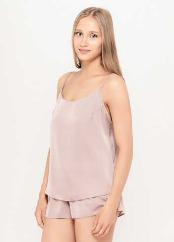 Светло-розовая всесезон пижама (топ, шорты) топ + шорты Barwa
