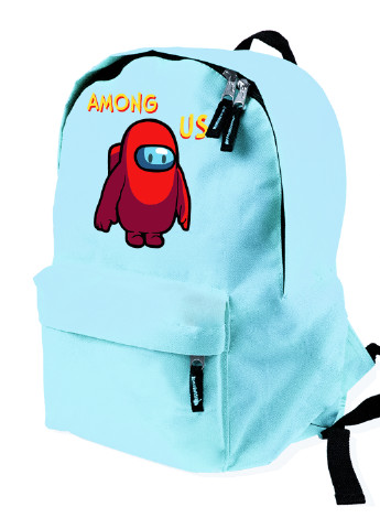 Детский рюкзак Амонг Ас Красный (Among Us Red) (9263-2411) MobiPrint (217075019)