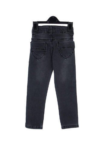 Черные демисезонные зауженные джинсы Eskoberry