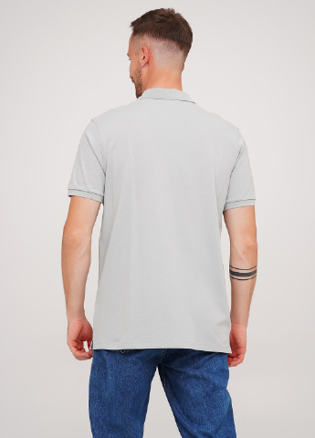 Светло-серая футболка-поло для мужчин Better Rich однотонная