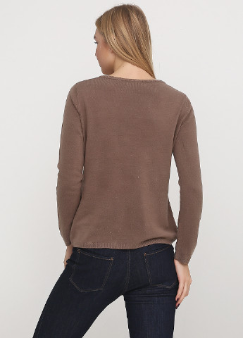 Коричневий демісезонний пуловер пуловер New York & Company