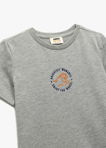 Сіра літня футболка KOTON