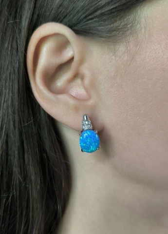 Серьги Silver Flame (354214455)