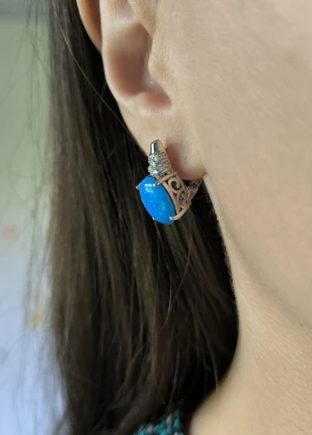 Серьги Silver Flame (354214455)