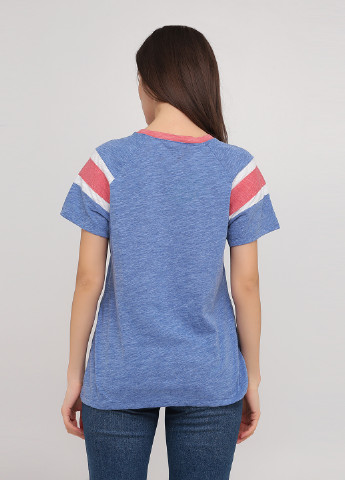 Светло-синяя летняя футболка Augusta