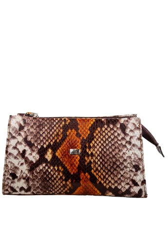 Женская кожаная косметичка 19,5х11х6 см Desisan (255710183)