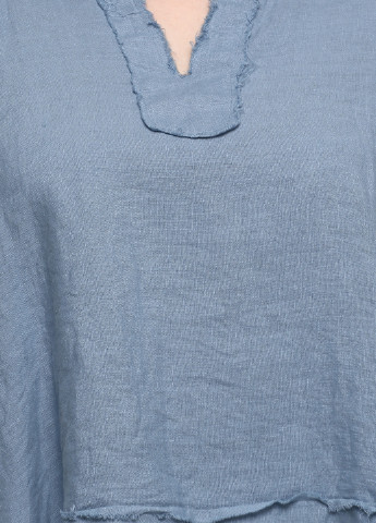 Голубая летняя блуза Made in Italy