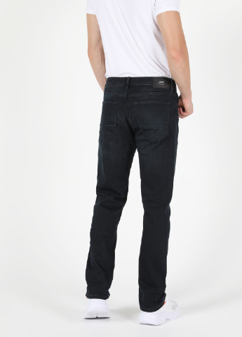Темно-синие демисезонные прямые джинсы 045 DAVID Colin's