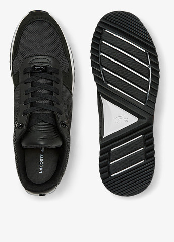 Черные демисезонные кроссовки Lacoste Joggeur