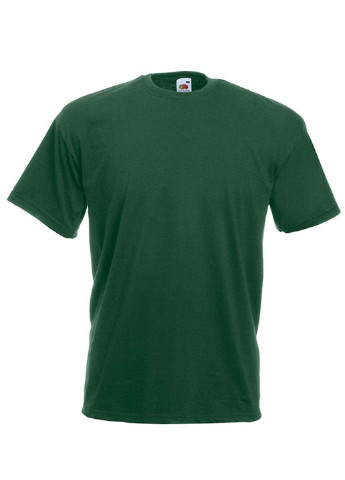 Темно-зеленая футболка Fruit of the Loom ValueWeight