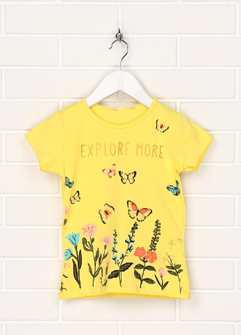 Жовта літня футболка Isobel Kids