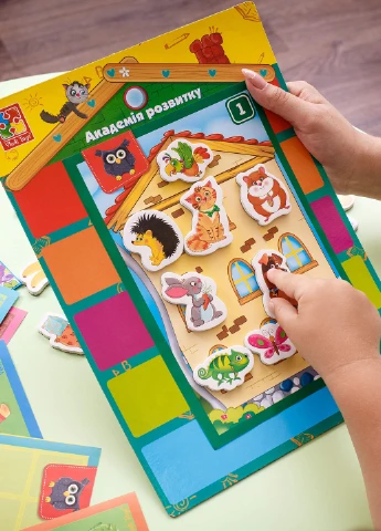 Магнитная игра с доской «Академия развития» VT5412-03 (укр) Vladi toys (232552053)