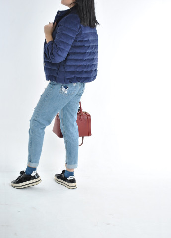 Темно-синяя демисезонная куртка Glam Panic