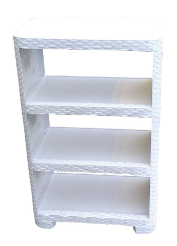 Етажерка пластикова полка для взуття тумба підставка 4 яруси (472715-Prob) Сіра Francesco Marconi (250056050)