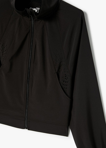 Чорна демісезонна куртка KOTON