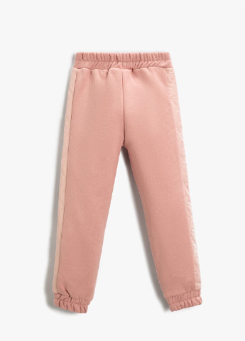 Светло-розовые спортивные демисезонные джоггеры брюки KOTON