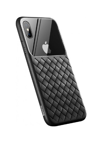 Чохол Baseus для iPhone XS Glass Weaving, Black чорний