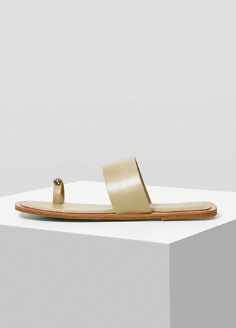 Светло-бежевые кэжуал вьетнамки SHEIN