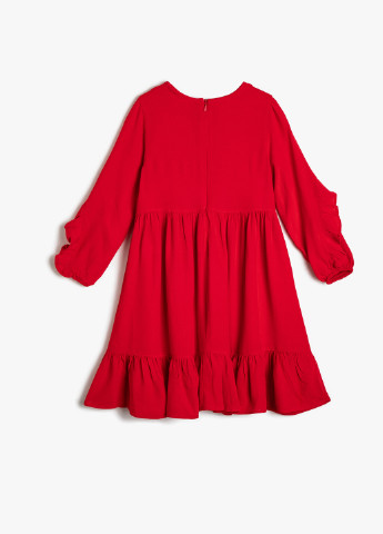 Красное кэжуал платье а-силуэт KOTON