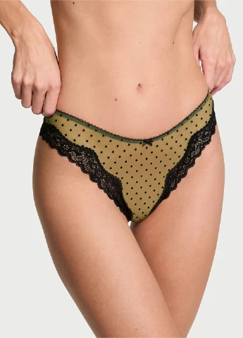 Темно-зеленый демисезонный комплект (бюстгальтер, трусики) Victoria's Secret