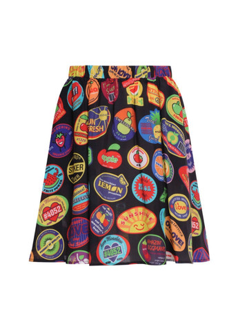 Разноцветная кэжуал с рисунком юбка Love Moschino клешированная
