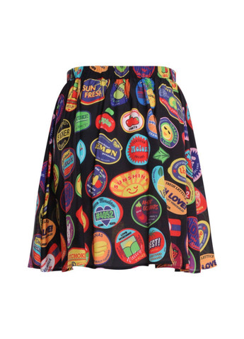 Разноцветная кэжуал с рисунком юбка Love Moschino клешированная