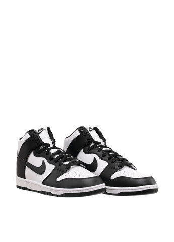 Черно-белые кроссовки dd1399-105_2024 Nike DUNK HI RETRO
